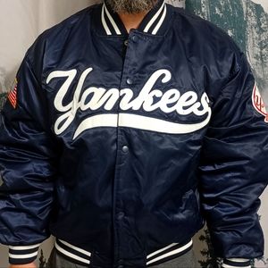 Vintage 1998 Majestic New York Yankees Dugout Coat